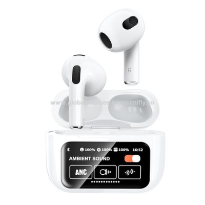 LED Display Rechargeable Bluetooth Earbuds