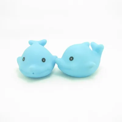 Custom Funny Waterproof Squeaky Mini Bath Toy Kids and Baby Safe Phthalate-Free PVC Sea Animal Duck Unisex Multi-Age