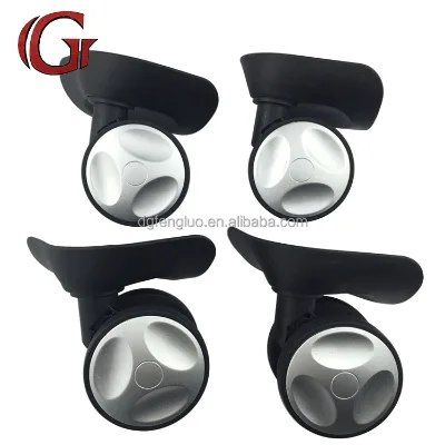 2025 Luxury Strong Portable Attachable Luggage Wheels 4pcs Set Durable Spinner Wheel Flight Case Accessories