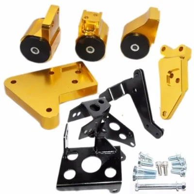 Aluminum+ Rubber 70A Engine Mount  for 92-95 HON*DA CIV*IC K20 K24 K-Series EG Motor Swap Kit