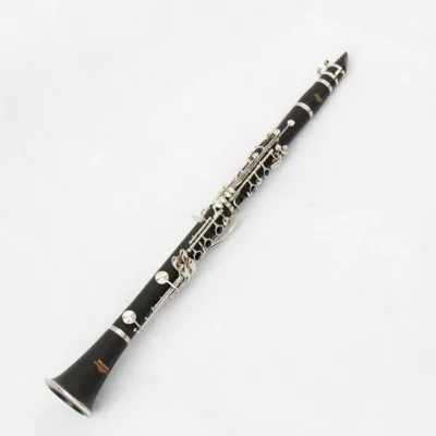 FCL-150N B Flat Clarinet 17Keys Boehm System Bakelite Body Matte Nickel Plating Clarinet Packed with Foam Case and Cloth Cover