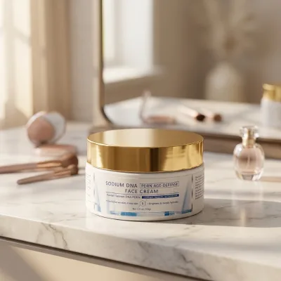SODIUM DNA Face Cream Natural Lightweight Facial Cream Korean Salmon DNA PDRN Collagen Niacinamide Glowing Cream