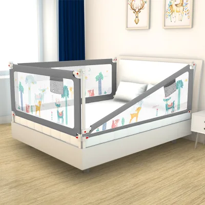 Modern Minimalist Baby Bed Rail: Aerospace Aluminum Alloy, Slim & Durable Design
