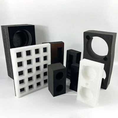 Customized Flocked EPE Lining Eco-Friendly Gift Packaging EVA Foam Inner Support Jewelry Sponge High-End Velvet Shockproof Foam