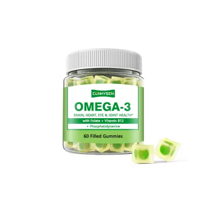 Best Selling Omega 3-6-9 Gummies for Kids and Adults Vitamins Supplement for Brain and Heart DHA Supplements for Teenagers