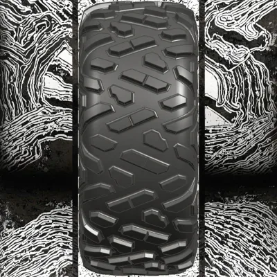 Factory ATV Tubeless Golf Turf Tire DAV110 New Condition Stocking 25*8-12 ATV Tires Available