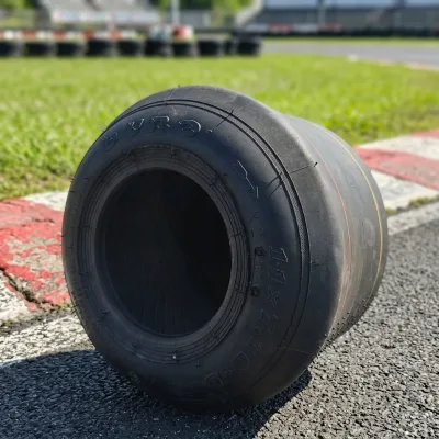11x7.10-5 DURO Tubeless Vacuum Go Kart Slick Tire, Long Service Life Smooth Tyre for Commercial Kart Track & Recreational Use