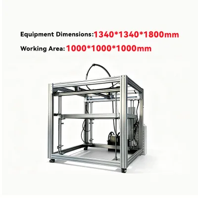 Chuangyi Union New 1340x1340x1800mm Large Build Volume High Precision High Speed Leveling Industrial FDM 3D Printer PLA 350mm/s