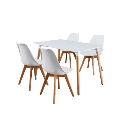 Modern Black Italian Marble Small Base Metal Marble Dining Table