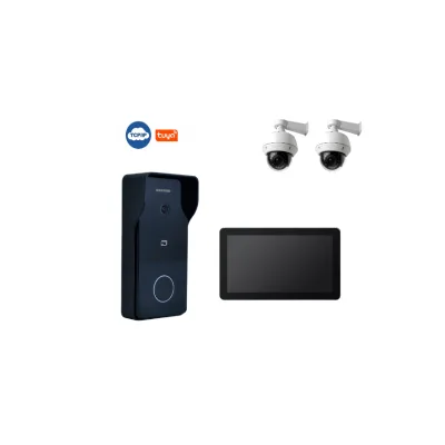 Hiwink 2K Resolution Smart Home System Video Villa Intercom Video Doorbell Ip Poe System Compatible Alexa google Supports Tuya