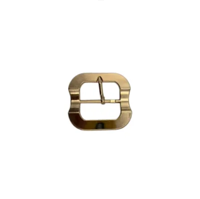 Solid Rectangle Pin Buckle for Belts Bags DIY Leather Craft Hardware Accessories Gold Tone Durable Metal Buckle
