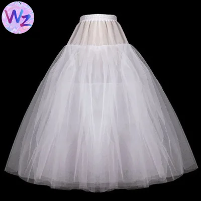 Factory Direct Sales No Hoop 2 Layers of Yarn a Line Petticoat Ball Gown and Wedding Petticoats Underskirt Bouffant Petticoats