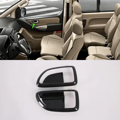 Interior Accessories Car Inner Door Handle Bowl Cover Bezel Styling Garnish Decorative Trim for Hyundai H-1/Grand Starex 2019