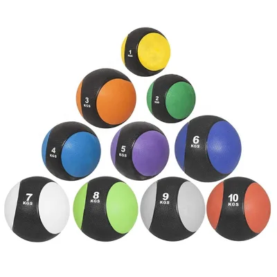 Solid Rubber Weighted Ball for Strength, Power and Cross Workout Slam Medicine Ball