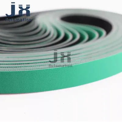 30*1655*1.0 mm Green-Black Anti-static Sheet Baseband High Speed Flat Belt Transmission Belts Without Elasticity