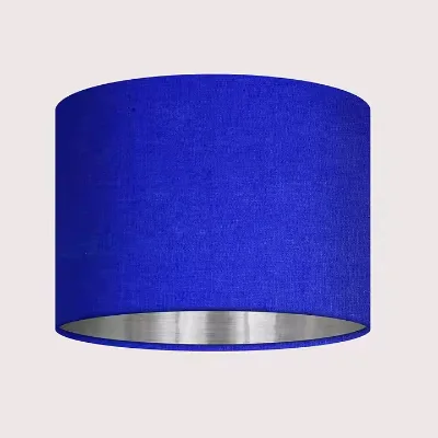 Retro Fashion Simple Dark Blue Hanging Fabric Lampshade Hot Selling Lamp Shade for Livingroom or Bedroom