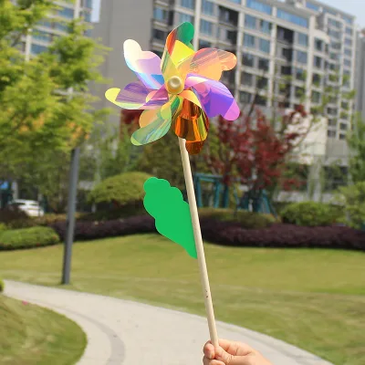 32cm7 Color Colorful Cartoon Windmill Toys Fun and Colorful Windmill for Kids