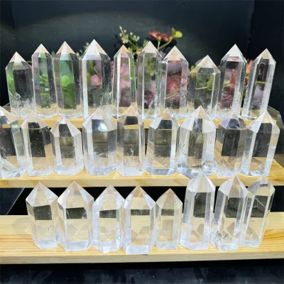 Kindfull Wholesale Crystals Stones Natural Clear Quartz Points for Home Decoration