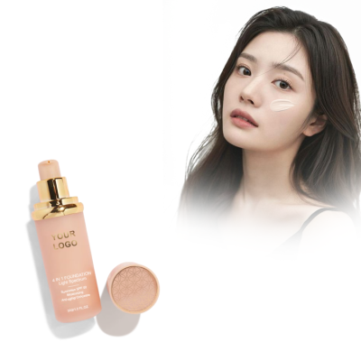 Factory Direct Sales 4 in 1 Foundation and Concealer Anti-aging Moisturizing Foundation Custom Full Coverage Bases Foundations