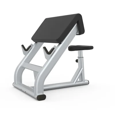 Professional Scott Bench Commercial Preacher Curl Bicep Weight Bench for Strength Training Fitness Station for Gym Club