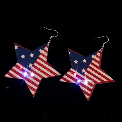 Valentine'S Day Led Light up Earring Glowing Earrings Led Star Light