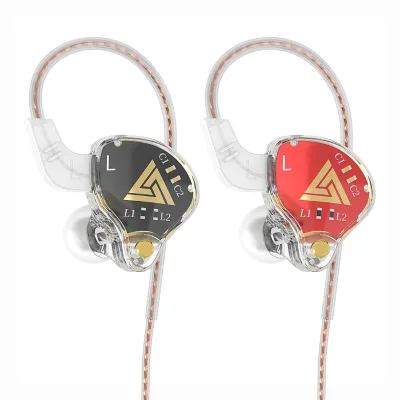 QKZ AKX Wired Headset in Ear Monitor Earbuds Hifi Fever Headphones Deep Bass Remote Control Mobile Phone Sports Earphones