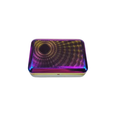 High Quality Nordic Style Moisture-proof Cigarette case Portable Colorful Cigarette Metal case Metal Cigarette Box