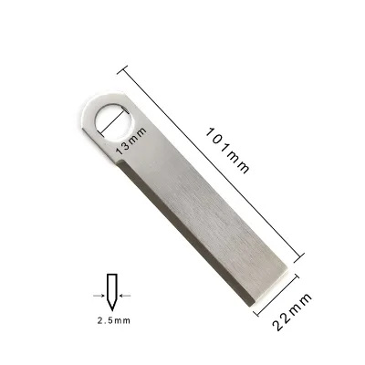 Stainless Steel Lawn Mower Swing Blade (101x22x2.5mm) Compatible with Flymo Hover Mower for Robotic Lawn Mowers