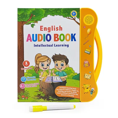 English Bilingual Speaking Talking Kids Electronic Book Reader, Early Learning Books Audio Book