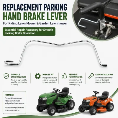 Replacement Parking Hand Brake Lever for Riding Lawn Mower, Garden Lawnmower Repair Accessory