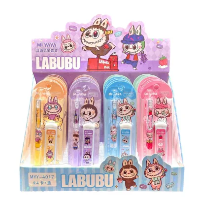 High-Appearance Mechanical Pencil Cute Funny Plastic Automatic Student Writing Pencil Not Easy to Break for Labubu