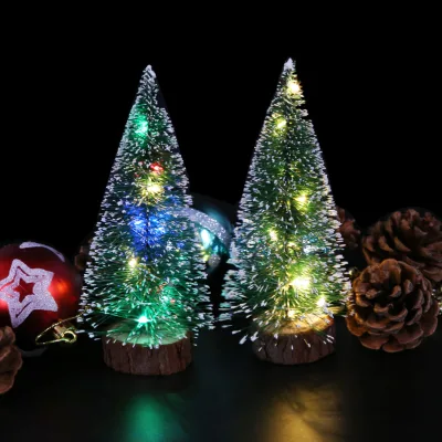 Mini Christmas Tree Cedar Tabletop Window Display Christmas Presents Christmas Decorations