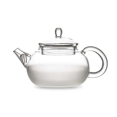 Chinese Tradition Small High Borosilicate Glass Teapot Tea Pot with Glass Lid