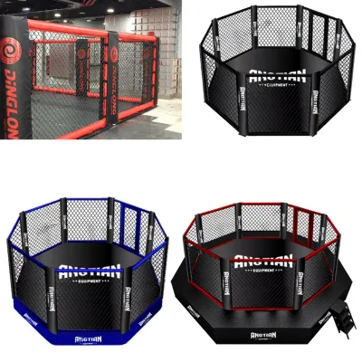 MMA ONEMAX IBA Approved Mma Cage Octagon Mma Cage Panel Wall Ufc Competition Platform Mma Cage with MMA Equipment Customized