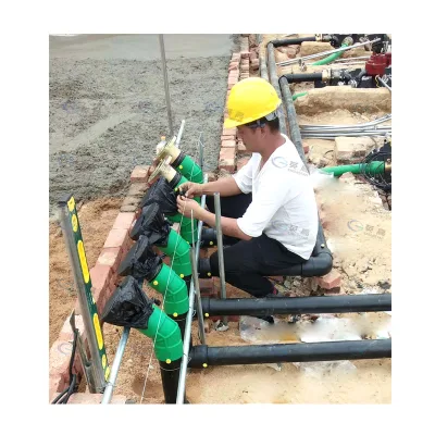 Petrol Filling Station Pipes HDPE Fuel Pipes Conductive Secondary Containment Upp Pipeline