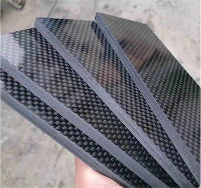 High Strength Lightweight Carbon Fiber Sheet, Custom Thickness Size & Shape for Chemical Industry Applications