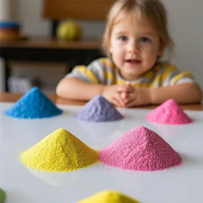 Lawn Landscaping Colored Sand Stone Children's Hourglass Sand Painting Epoxy Floor Colored Sand