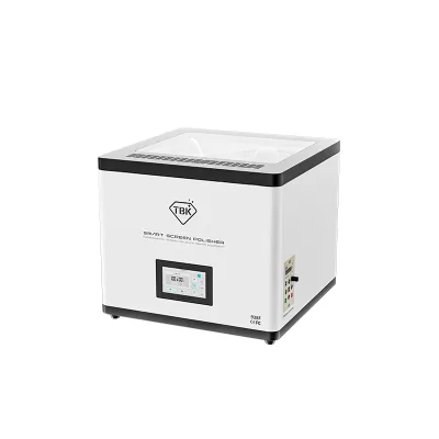 Desktop Mini Dual-station Polishing Machine TBK 938F for Screen Scratch Polish Machine iPhone Screen