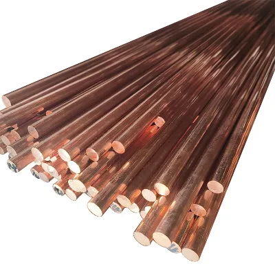 C11000 C10100 Diameter 2-90 mm Round Rod Copper Bar Hard Half-hard 99.9% Pure Copper Grounding Rod on Sale