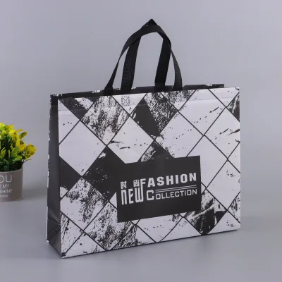 Custom Logo Laminated Non-Woven Garment Bags - Waterproof Clothing Storage & Retail Packaging