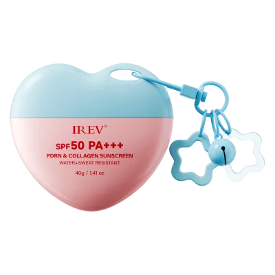 IREV OEM PDRN Salmon DNA + Collagen Love Sunscreen SPF50 Broad-spectrum Protection for Ultraviolet protection Repair Sunscreen