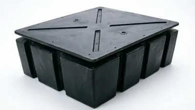 GDZH New Plastic Floating Drum Modular Dock Pontoon Foam Filled Black Floats for Aluminum Deck