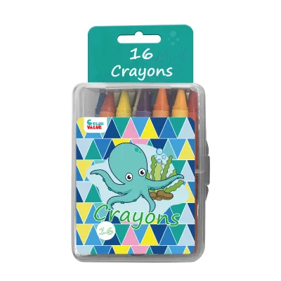 Hot Sale ODM Crayon Set in Plastic Box for Children