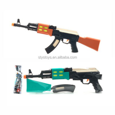 Battery Operated Lights and Music Simulated Submachine Guns Boys' Electric Machine Gun Toy