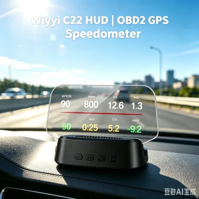 Wiiyii C2 5 Inch TFT LCD Reflective Film OBD2 GPS Navigation Car Head Display Multi-function Speedometer Voltage Alarm Built-in