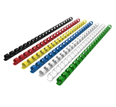 6-51mm Wholesale Plastic Binding Comb Ring PVC Paper Notebook Rings for Notebook
