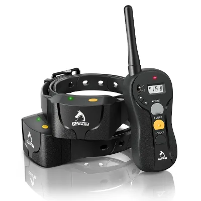 Dog Training Collar Waterproof Training Collars for 2 Dogs with Remote Rechargeable 3 Training Modes