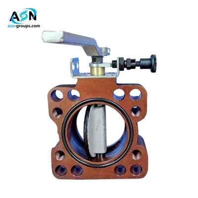 Hot Selling Lugged Wafer Type Butterfly Valve Ductile Iron Body Handle Wafer Butterfly Valve for Water Oil Gas