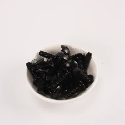 Hexagon Socket Round Head Screw M2 M2.5 M3 M4 M5 M6 M8 DIN7985 Black Stainless Steel A2 304 Machine Star Torx Screw