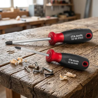 Pozidriv Screwdriver with 2K grip